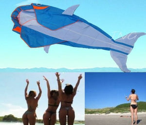 3D Big Whale Frameless Parafoil Kite