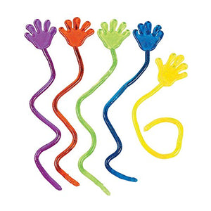 Vinyl Glitter Sticky Hands 1 1/4" (72 count)